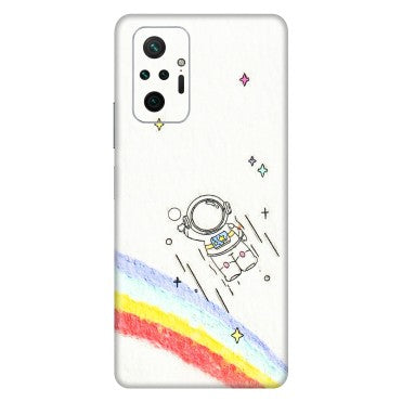 Xiaomi Redmi Phone Skins (All Models) - Milkyway Astronaut - 3D Embossed Finish (L-110) Redmi Note 10 Pro Max
