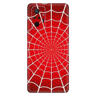 Xiaomi Redmi Phone Skins (All Models) - Classic Spidey Web - 3D Embossed Finish (L-115) Redmi Note 10 Pro Max