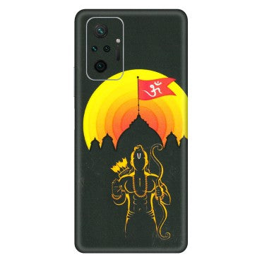 Xiaomi Redmi Phone Skins (All Models) - Lord Ram - 3D Embossed Finish (L-132) Redmi Note 10 Pro Max