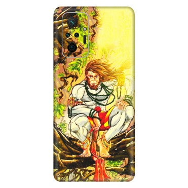 Xiaomi Redmi Phone Skins (All Models) - Lord Hanuman - 3D Embossed Finish (L-152) Redmi Note 10 Pro Max