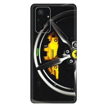 Xiaomi Redmi Phone Skins (All Models) - Ferrari Wheel Alloy - 3D Embossed Finish (L-173) Redmi Note 10 Pro Max