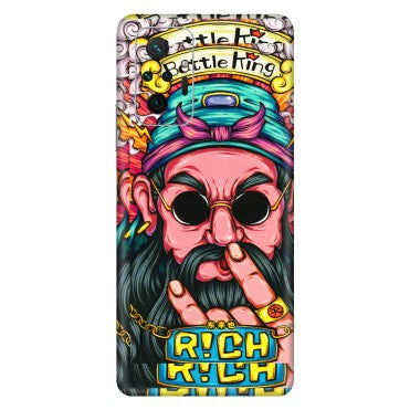 Xiaomi Redmi Phone Skins (All Models) - Battle King Dude Face - 3D Embossed Finish (L-178) Redmi Note 10 Pro Max