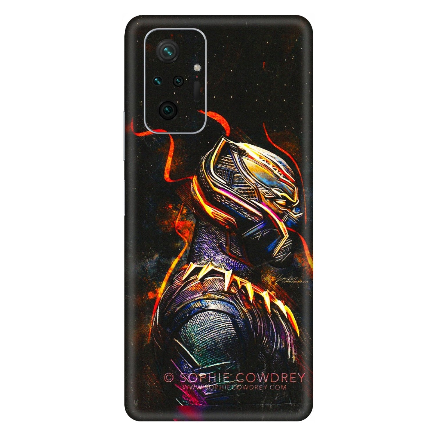 Xiaomi Redmi Phone Skins (All Models) - Black Panther - 3D Embossed Finish (L-190) Redmi Note 10 Pro Max