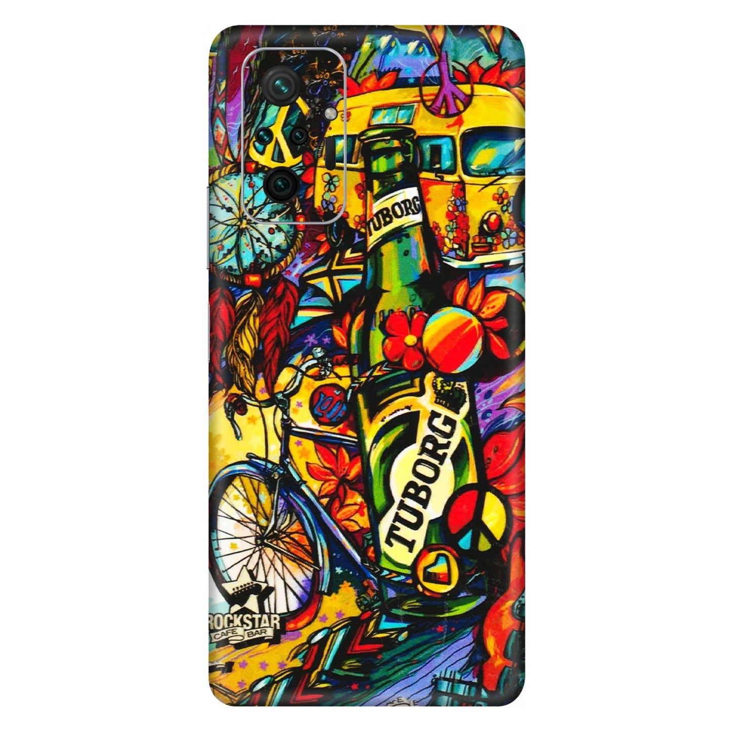 Xiaomi Redmi Phone Skins (All Models) - Cool Beer Bottle - 3D Embossed Finish (L-193) Redmi Note 10 Pro Max