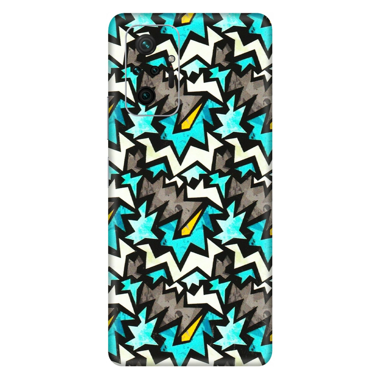 Xiaomi Redmi Phone Skins (All Models) - Funky Zig Zag - 3D Embossed Finish (L-223) Redmi Note 10 Pro Max