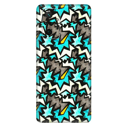 Xiaomi Redmi Phone Skins (All Models) - Funky Zig Zag - 3D Embossed Finish (L-223) Redmi Note 10 Pro Max