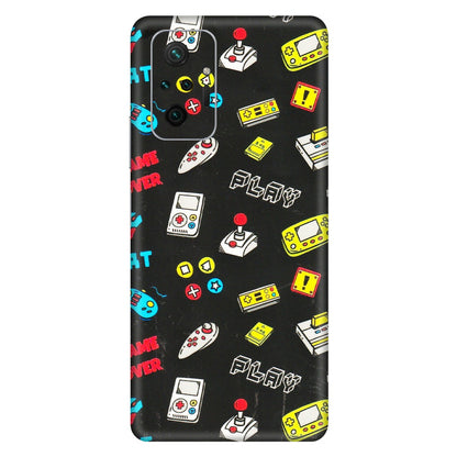 Xiaomi Redmi Phone Skins (All Models) - Gaming Doodles - 3D Embossed Finish (L-224) Redmi Note 10 Pro Max
