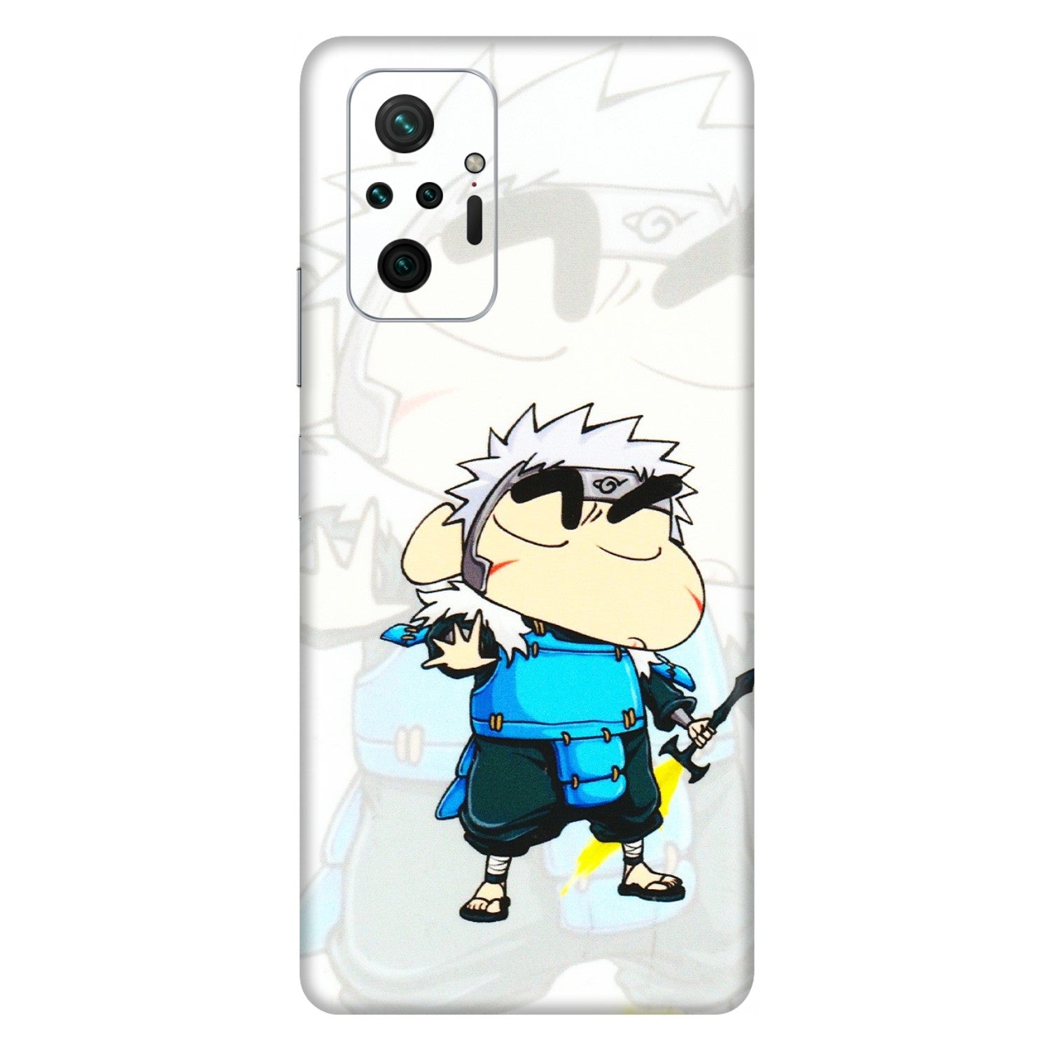 Xiaomi Redmi Phone Skins (All Models) - Angry Young Shinchan - 3D Embossed Finish (L-226) Redmi Note 10 Pro Max