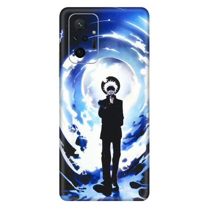 Xiaomi Redmi Phone Skins (All Models) - Satoru Gojo Dark Blue - 3D Embossed Finish (L-235) Redmi Note 10 Pro Max
