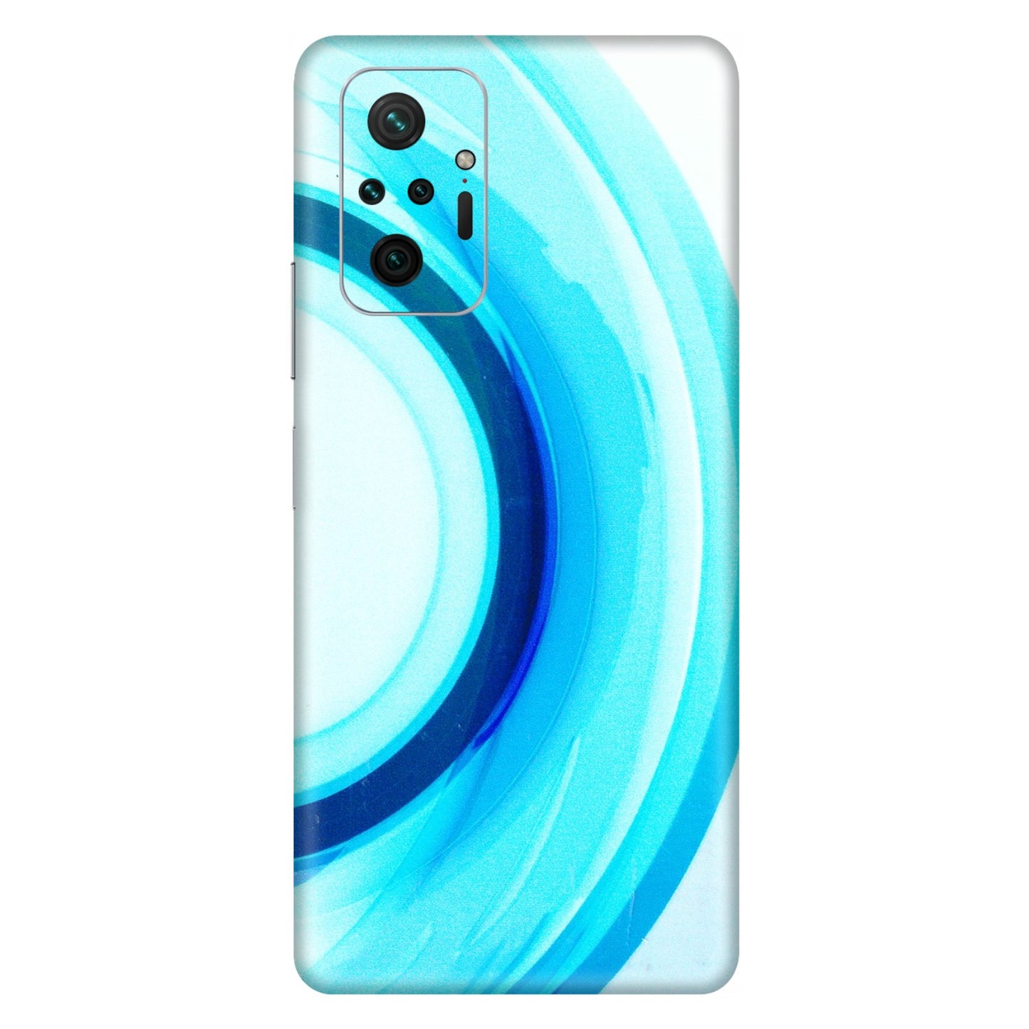 Xiaomi Redmi Phone Skins (All Models) - The Blue Curve - 3D Embossed Finish (L-244) Redmi Note 10 Pro Max