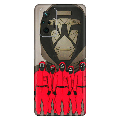 Xiaomi Redmi Phone Skins (All Models) - Squid Game Hero - 3D Embossed Finish (L-245) Redmi Note 10 Pro Max