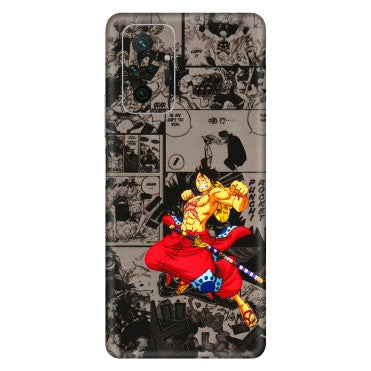 Xiaomi Redmi Phone Skins (All Models) - One Piece Rocket Punch Manga - 3D Embossed Finish (L-25) Redmi Note 10 Pro Max