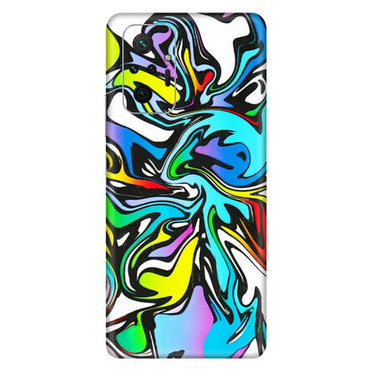 Xiaomi Redmi Phone Skins (All Models) - Abstract Colour Paints - 3D Embossed Finish (L-271) Redmi Note 10 Pro Max