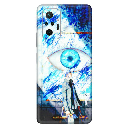 Xiaomi Redmi Phone Skins (All Models) - Anime Sea Blue Eye - 3D Embossed Finish (L-318) Redmi Note 10 Pro Max