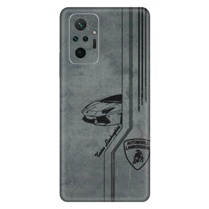 Xiaomi Redmi Phone Skins (All Models) - New Lamborgini Aventador - 3D Embossed Finish (L-321) Redmi Note 10 Pro Max