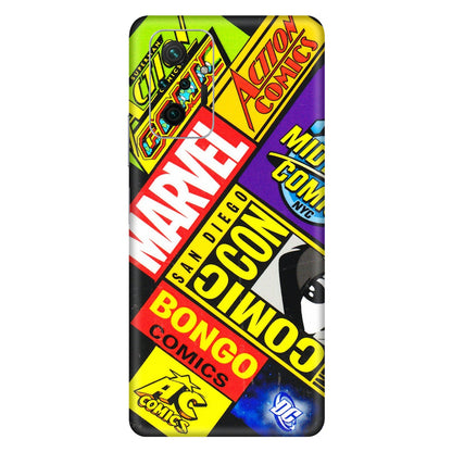 Xiaomi Redmi Phone Skins (All Models) - Bongo Comic Con - 3D Embossed Finish (L-325) Redmi Note 10 Pro Max