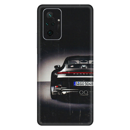 Xiaomi Redmi Phone Skins (All Models) - New Black Porsche GT3 - 3D Embossed Finish (L-327) Redmi Note 10 Pro Max