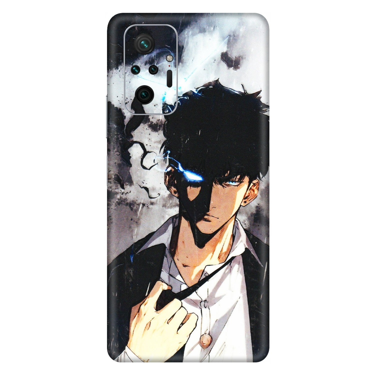 Xiaomi Redmi Phone Skins (All Models) - Sung Jinwoo Manhwa Anime - 3D Embossed Finish (L-328) Redmi Note 10 Pro Max