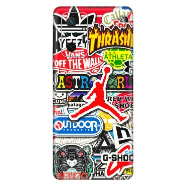 Xiaomi Redmi Phone Skins (All Models) - Multi Brands Sticker Graffiti - 3D Embossed Finish (L-37) Redmi Note 10 Pro Max