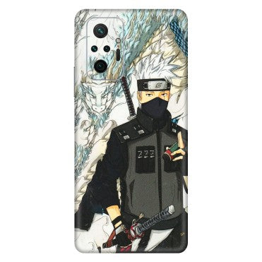 Xiaomi Redmi Phone Skins (All Models) - Kakashi Hatake Naruto Anime - 3D Embossed Finish (L-46) Redmi Note 10 Pro Max