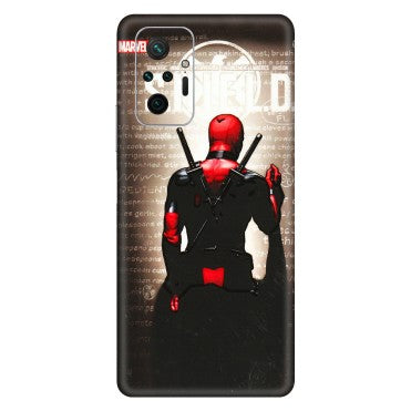 Xiaomi Redmi Phone Skins (All Models) - Deadpool - 3D Embossed Finish (L-56) Redmi Note 10 Pro Max