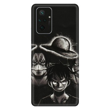 Xiaomi Redmi Phone Skins (All Models) - Black Luffy Hat - 3D Embossed Finish (L-57) Redmi Note 10 Pro Max