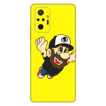 Xiaomi Redmi Phone Skins (All Models) - Flying Beardo - 3D Embossed Finish (L-60) Redmi Note 10 Pro Max