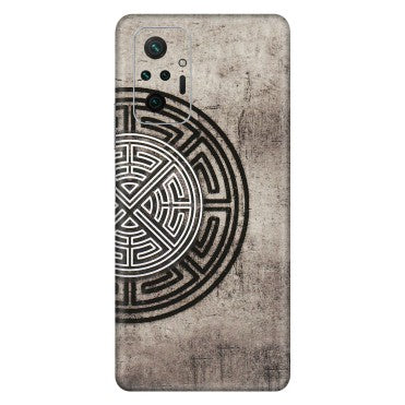 Xiaomi Redmi Phone Skins (All Models) - Mysterious Circular Design - 3D Embossed Finish (L-63) Redmi Note 10 Pro Max