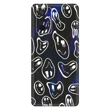 Xiaomi Redmi Phone Skins (All Models) - Distorted Smileys - 3D Embossed Finish (L-92) Redmi Note 10 Pro Max