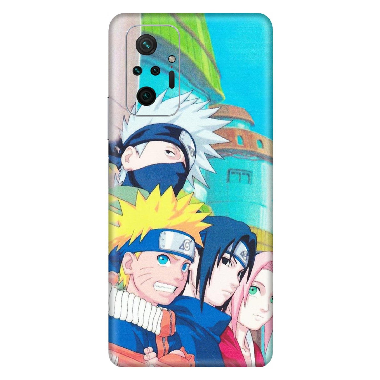 Xiaomi Redmi Phone Skins (All Models) - Team Minato And Kakashi - Matte Finish (M-101) Redmi Note 10 Pro Max