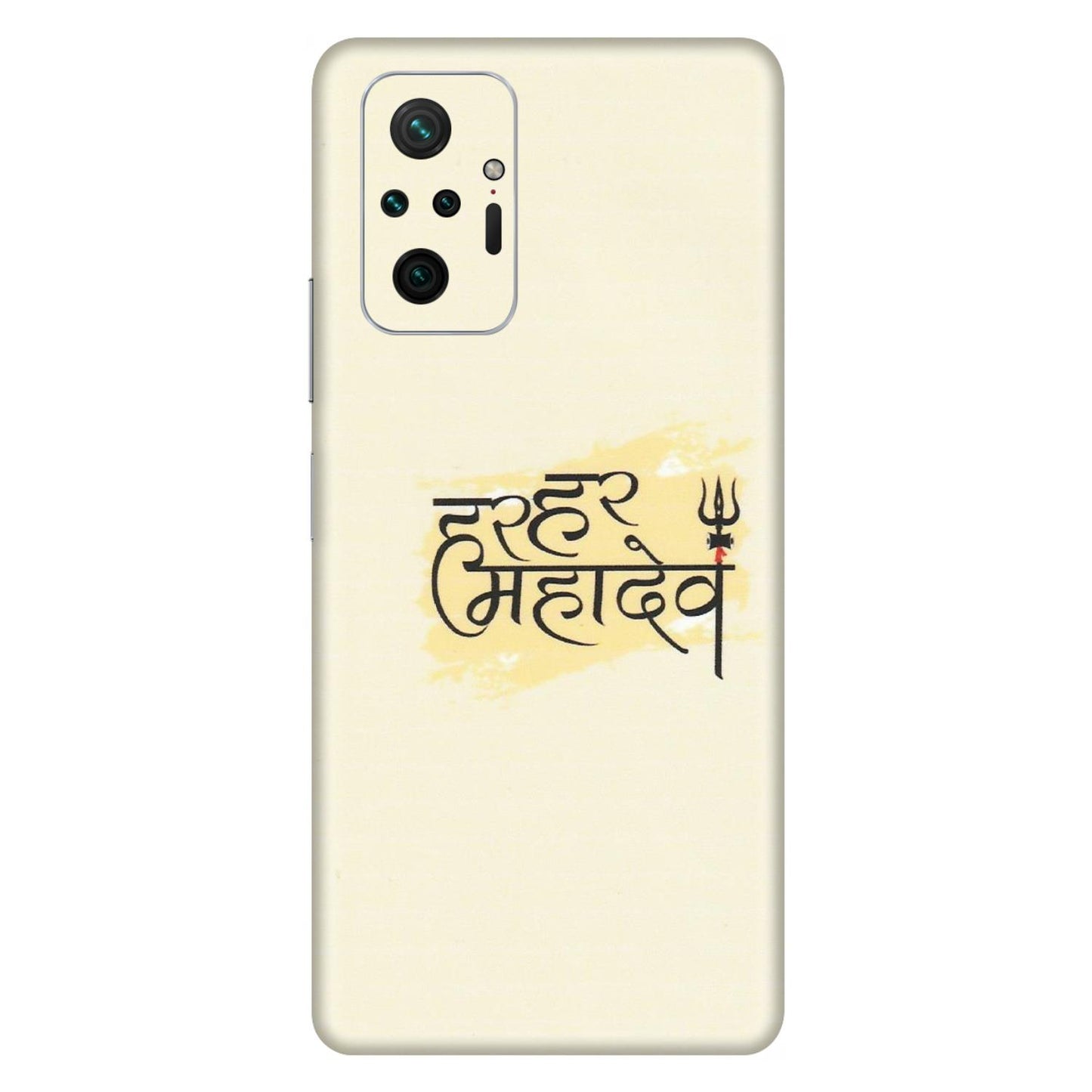Xiaomi Redmi Phone Skins (All Models) - Har Har Mahadev - Matte Finish (M-10) Redmi Note 10 Pro Max