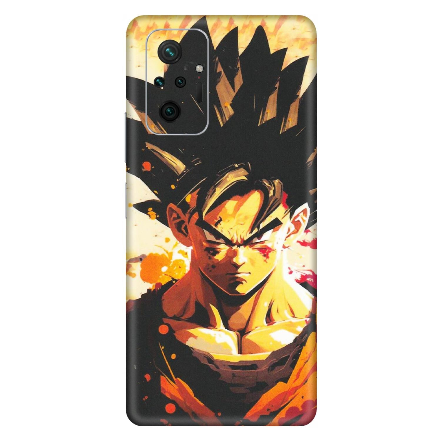 Xiaomi Redmi Phone Skins (All Models) - Angry Goku - Matte Finish (M-12) Redmi Note 10 Pro Max