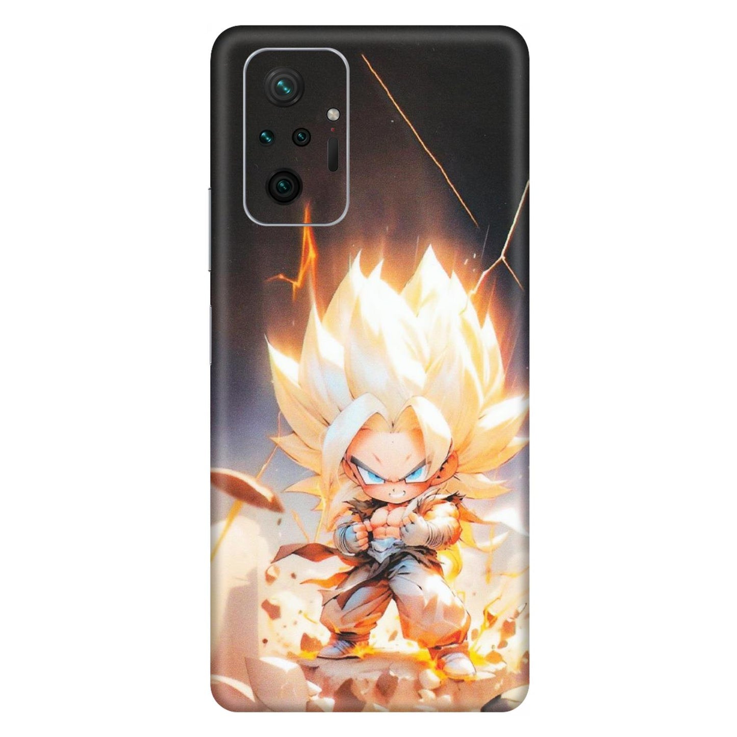 Xiaomi Redmi Phone Skins (All Models) - Goku Dragon Cute Anime - Matte Finish (M-131) Redmi Note 10 Pro Max