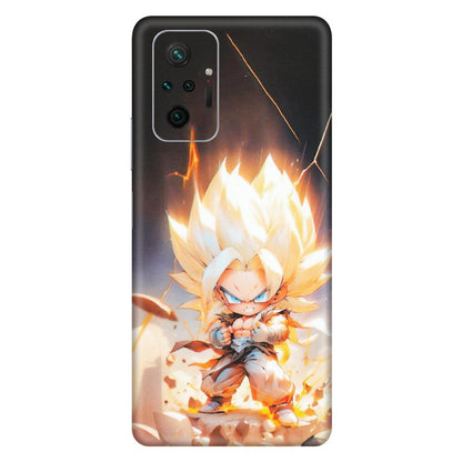Xiaomi Redmi Phone Skins (All Models) - Goku Dragon Cute Anime - Matte Finish (M-131) Redmi Note 10 Pro Max