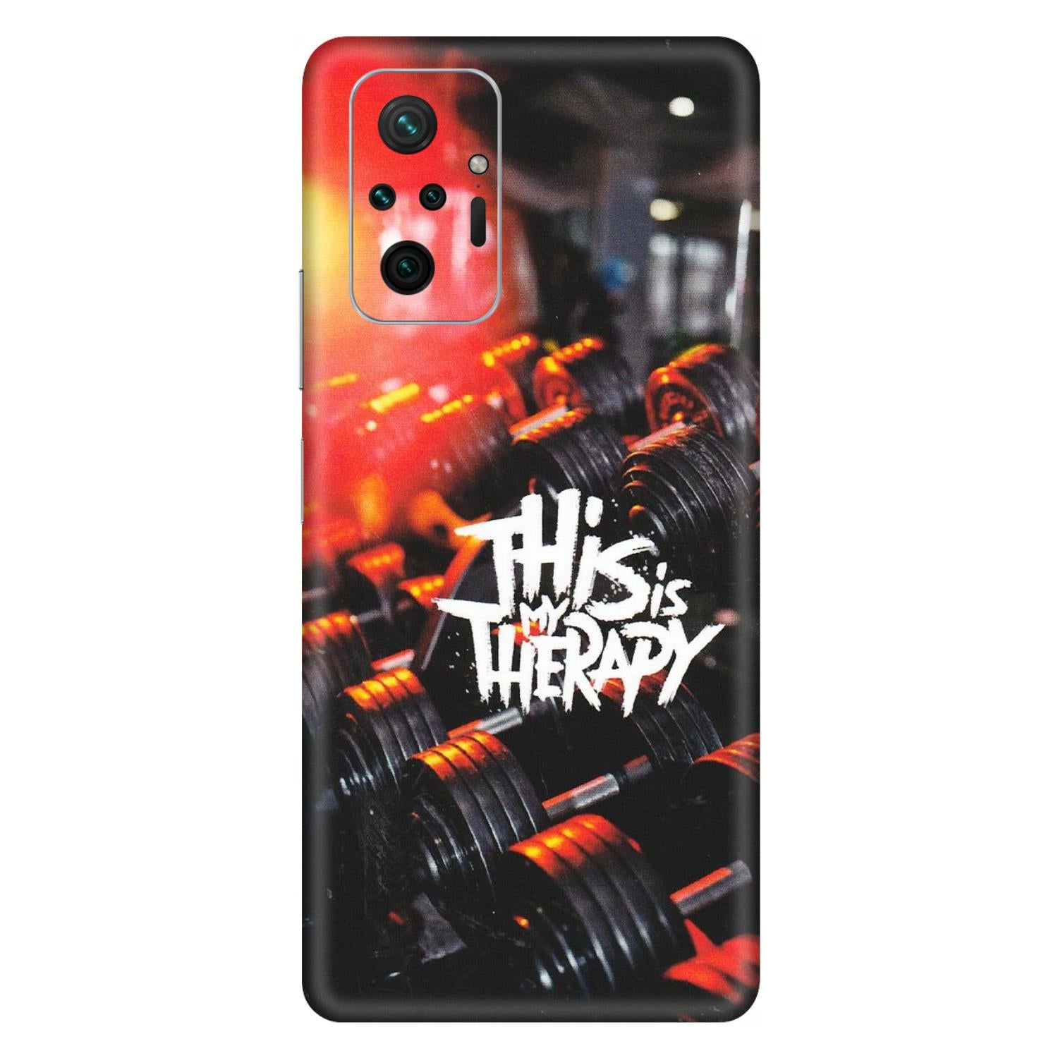 Xiaomi Redmi Phone Skins (All Models) - GYM Lover Therapy - Matte Finish (M-160) Redmi Note 10 Pro Max