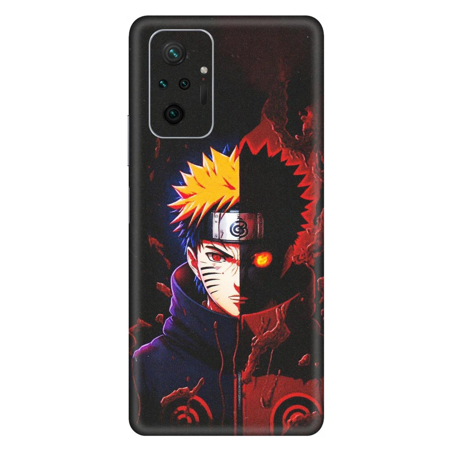Xiaomi Redmi Phone Skins (All Models) - Naruto X Evil - Matte Finish (M-70) Redmi Note 10 Pro Max
