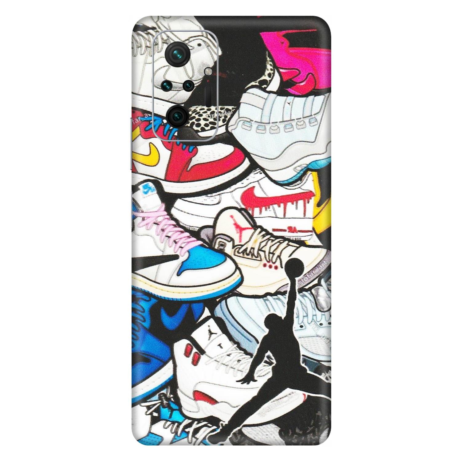 Xiaomi Redmi Phone Skins (All Models) - Jordan Sneakers Fan - Matte Finish (M-80) Redmi Note 10 Pro Max