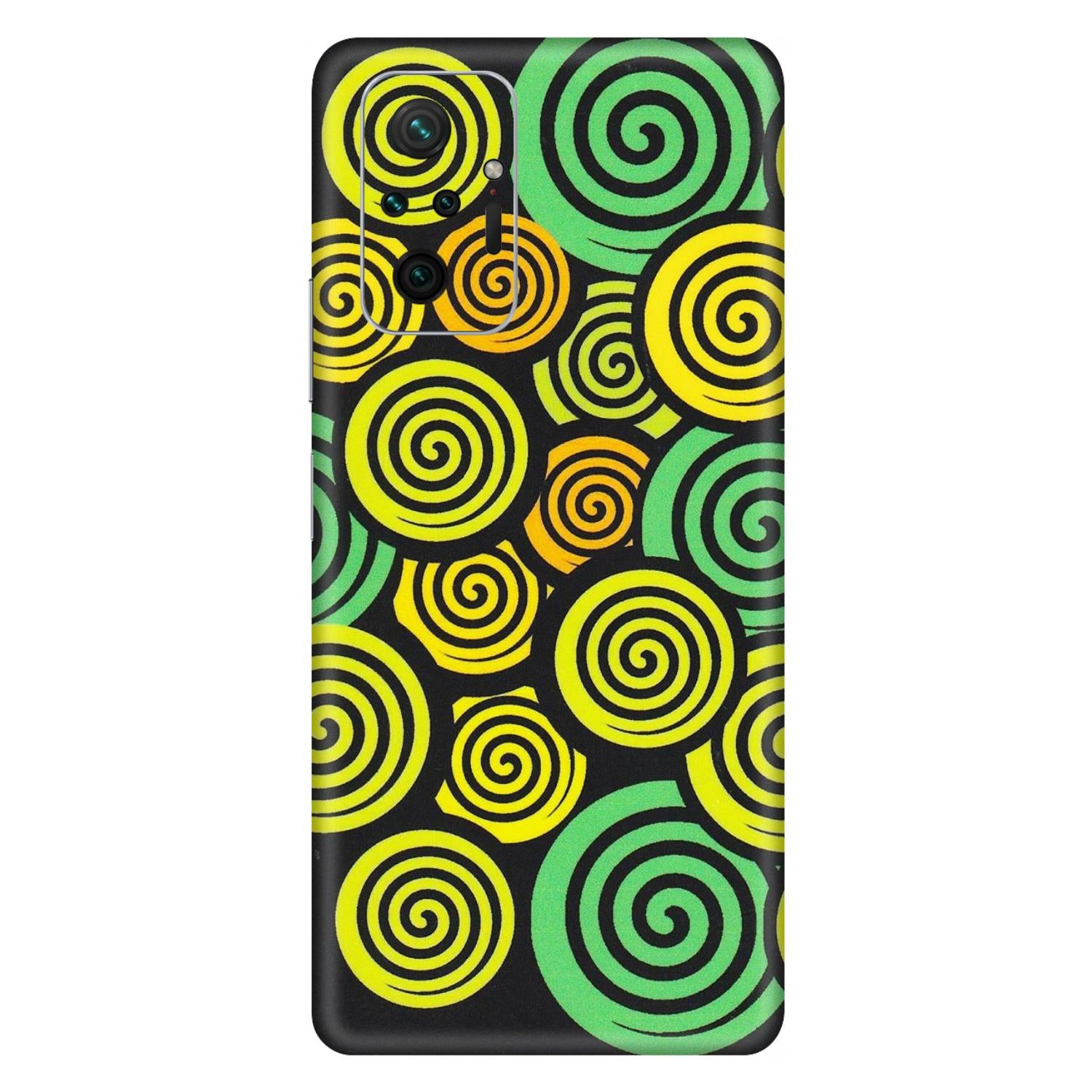 Xiaomi Redmi Phone Skins (All Models) - Crazy Spiral - Matte Finish (M-91) Redmi Note 10 Pro Max