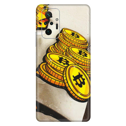 Xiaomi Redmi Phone Skins (All Models) - Billionaire Bitcoin Collection - Matte Finish (M-92) Redmi Note 10 Pro Max
