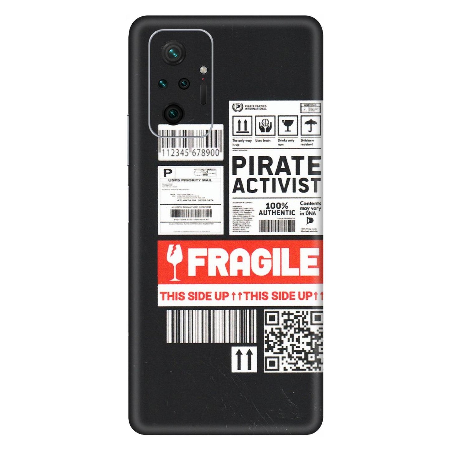 Xiaomi Redmi Phone Skins (All Models) - Handle With Care - Matte Finish (M-99) Redmi Note 10 Pro Max