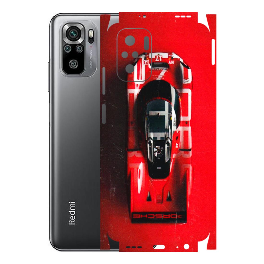Xiaomi Redmi Phone Skins (All Models) - Red Porsche Car Logo - 3D Embossed Finish (L-315) Redmi Note 11SE