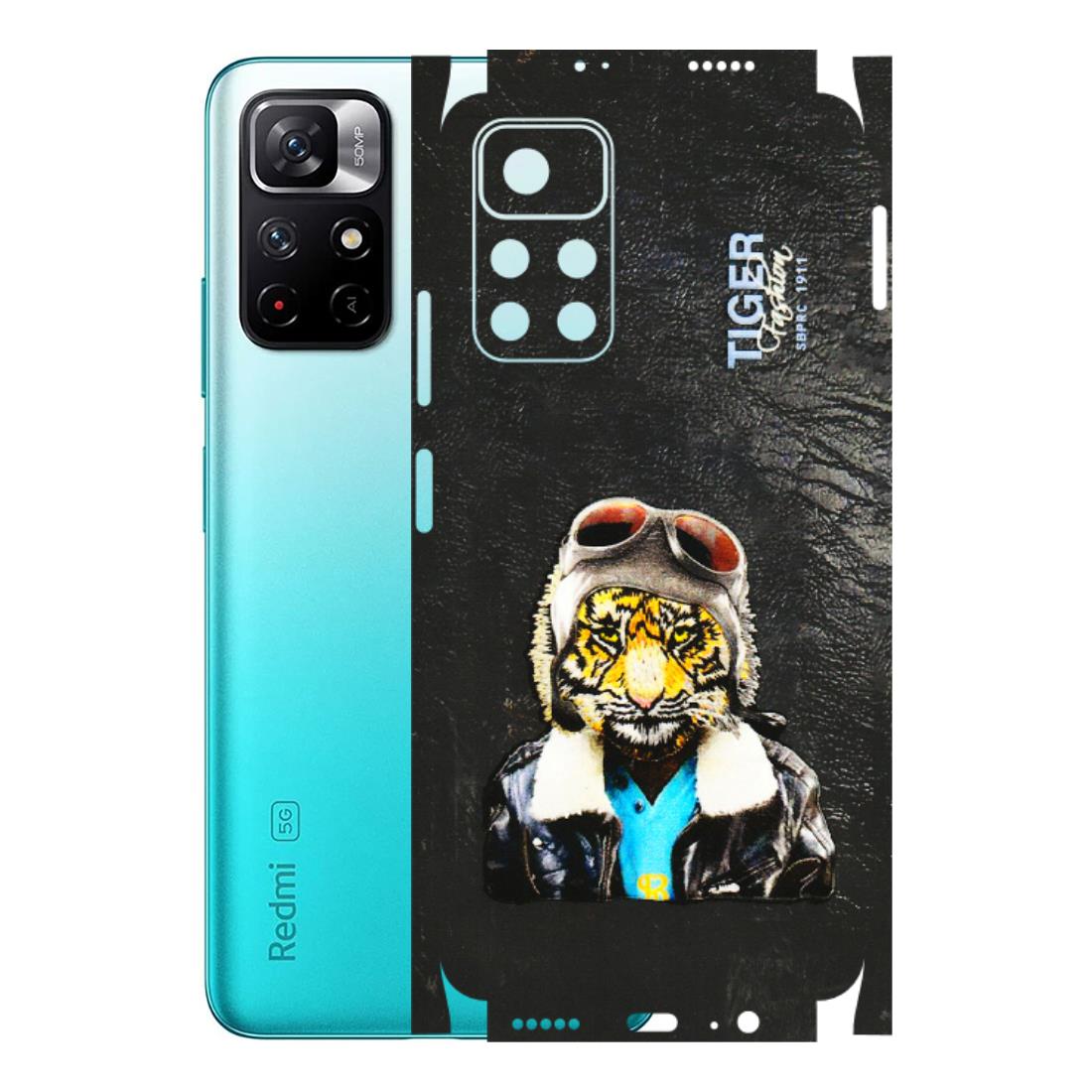 Xiaomi Redmi Phone Skins (All Models) - Rider Tiger - 3D Embossed Finish (L-113) Redmi Note 11T 5G