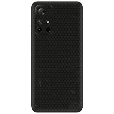 Xiaomi Redmi Phone Skins (All Models) - Black honeycomb - 3D Embossed Finish (L-114) Redmi Note 11T 5G