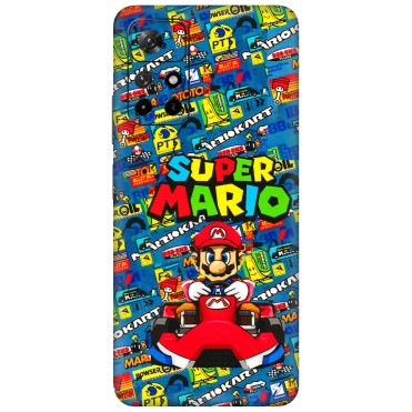 Xiaomi Redmi Phone Skins (All Models) - Super Mario Kart - 3D Embossed Finish (L-140) Redmi Note 11T 5G