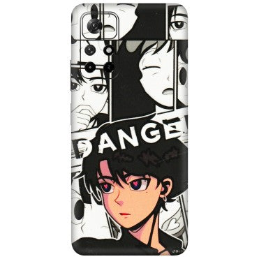 Xiaomi Redmi Phone Skins (All Models) - Danger Anime - 3D Embossed Finish (L-155) Redmi Note 11T 5G