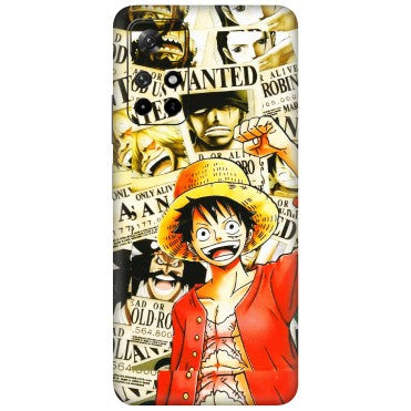 Xiaomi Redmi Phone Skins (All Models) - Luffy Anime - 3D Embossed Finish (L-177) Redmi Note 11T 5G