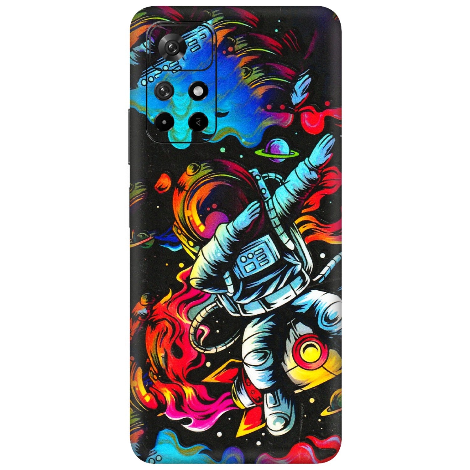 Xiaomi Redmi Phone Skins (All Models) - Astronaut Dope - 3D Embossed Finish (L-191) Redmi Note 11T 5G