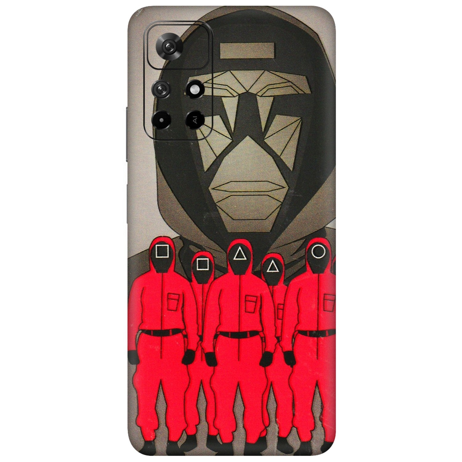Xiaomi Redmi Phone Skins (All Models) - Squid Game Hero - 3D Embossed Finish (L-245) Redmi Note 11T 5G