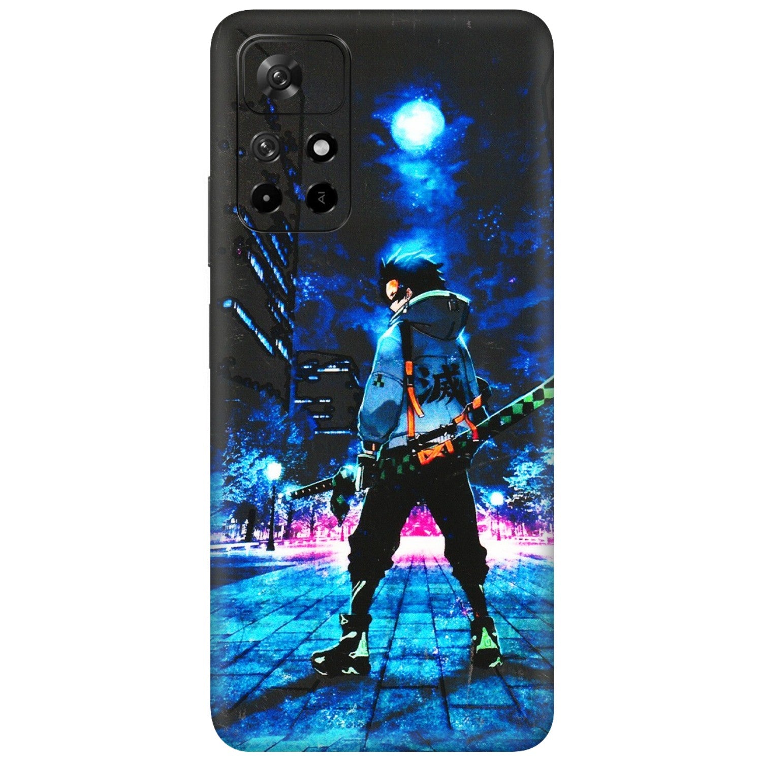 Xiaomi Redmi Phone Skins (All Models) - Demon Slayer Sword - 3D Embossed Finish (L-247) Redmi Note 11T 5G