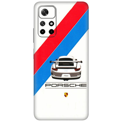 Xiaomi Redmi Phone Skins (All Models) - Porche Car Sober Logo - 3D Embossed Finish (L-248) Redmi Note 11T 5G